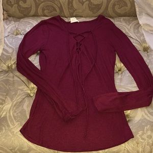 LA Hearts Long Sleeve Top